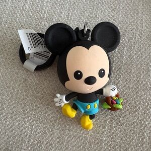 Disney Mickey Mouse Keychain Toy - Black, Yellow, Blue